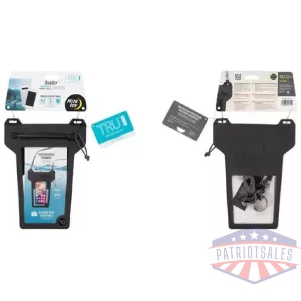 RunOff  Waterproof Phone Pouch - Charcoal