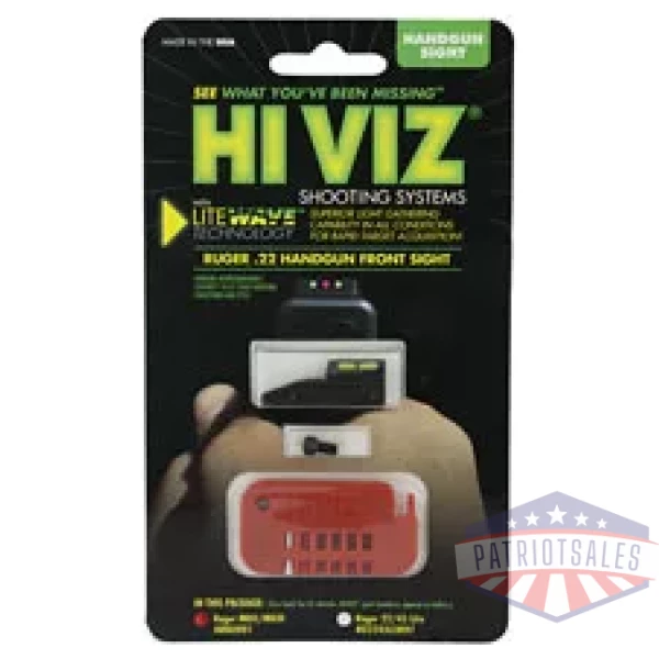HIVIZ RUGER MKII III BUCKMARK SNGL 6