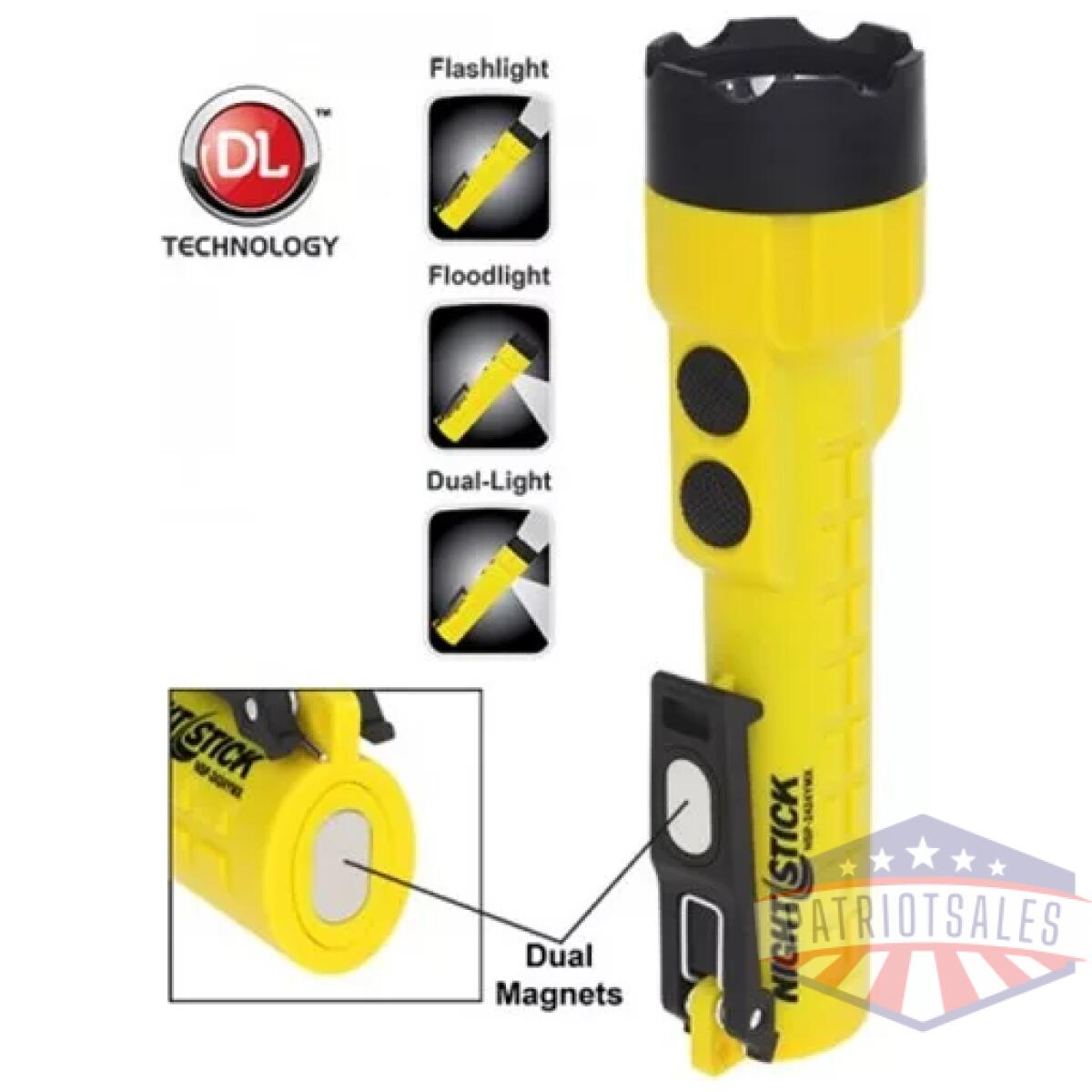Ns-nsp-2424ymx. Webp - x-series dual-light flashlight w/dual magnets - ns nsp 2424ymx