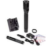 Metal Duty/Personal-Size Dual-Light Rechargeable Flashlight