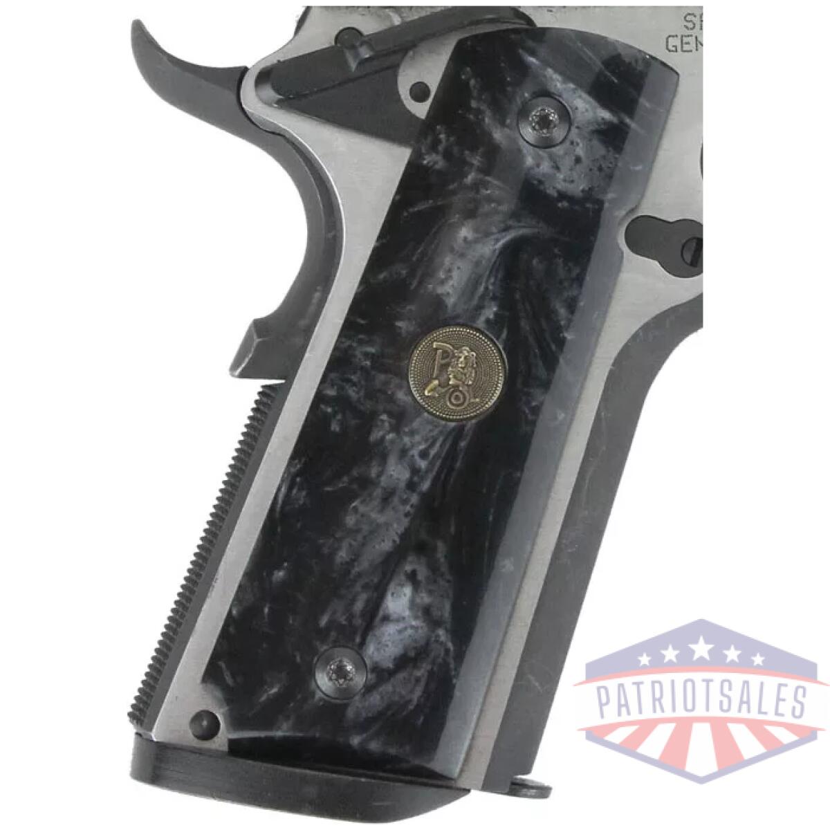 P62000. Webp - pachmayr grips 1911 full size - black pearl smooth - p62000