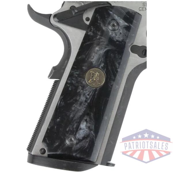 PACHMAYR GRIPS 1911 FULL SIZE - BLACK PEARL SMOOTH