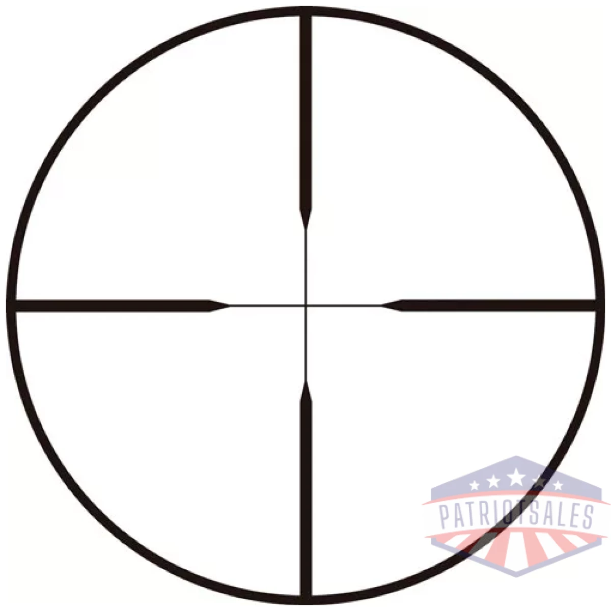 Ps27x32_reticle. Webp - bsa edge handgun scope - 2-7x32mm dual-x black matte - ps27x32 reticle