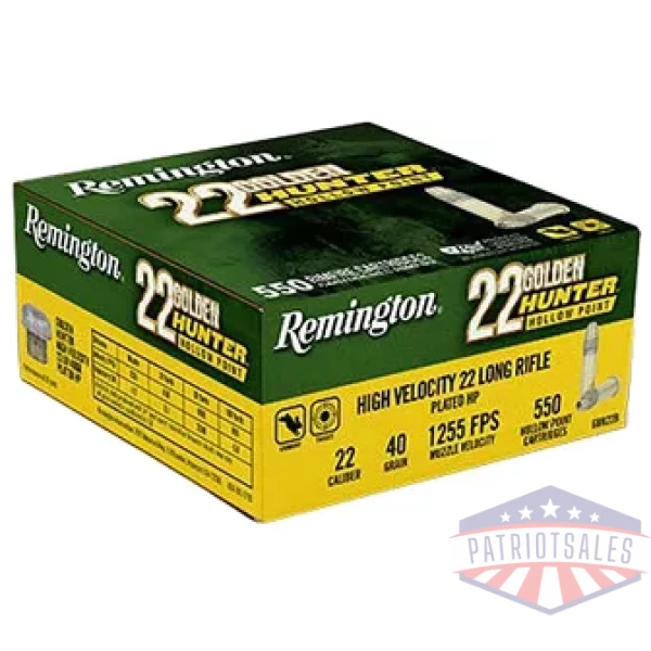 REM GLD HNTR 22LR 40GR PHP 550/6600