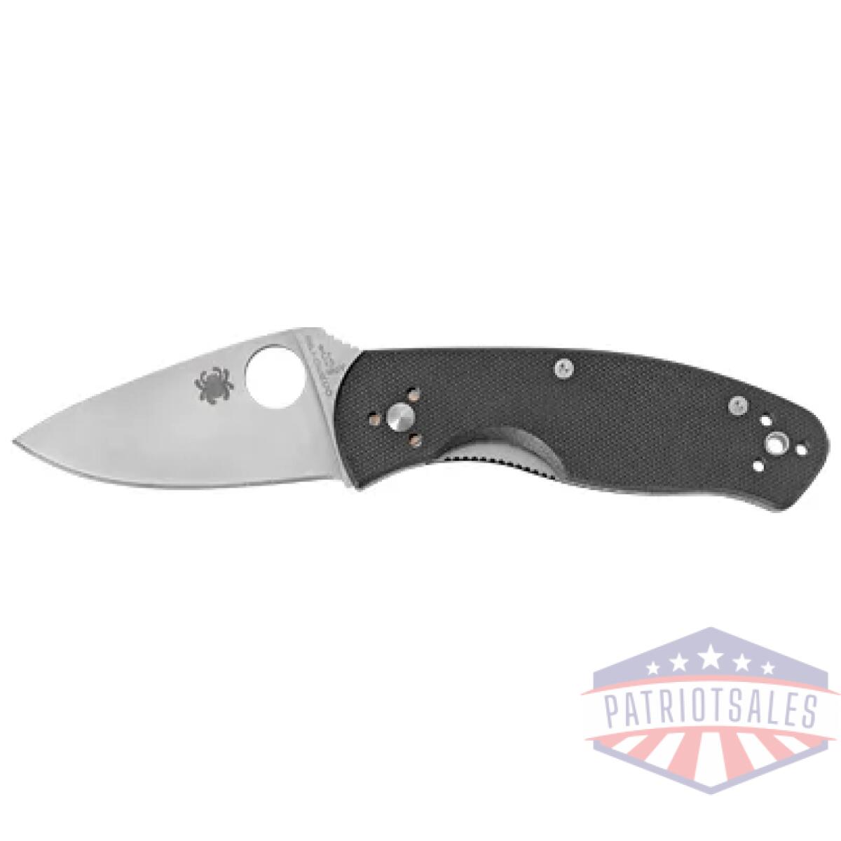 Spyderco persistence blk g10 plain - image 1