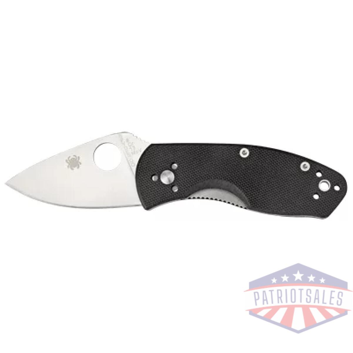 Spyc148gp_1. Webp - spyderco ambitious g-10 plainedge - spyc148gp 1
