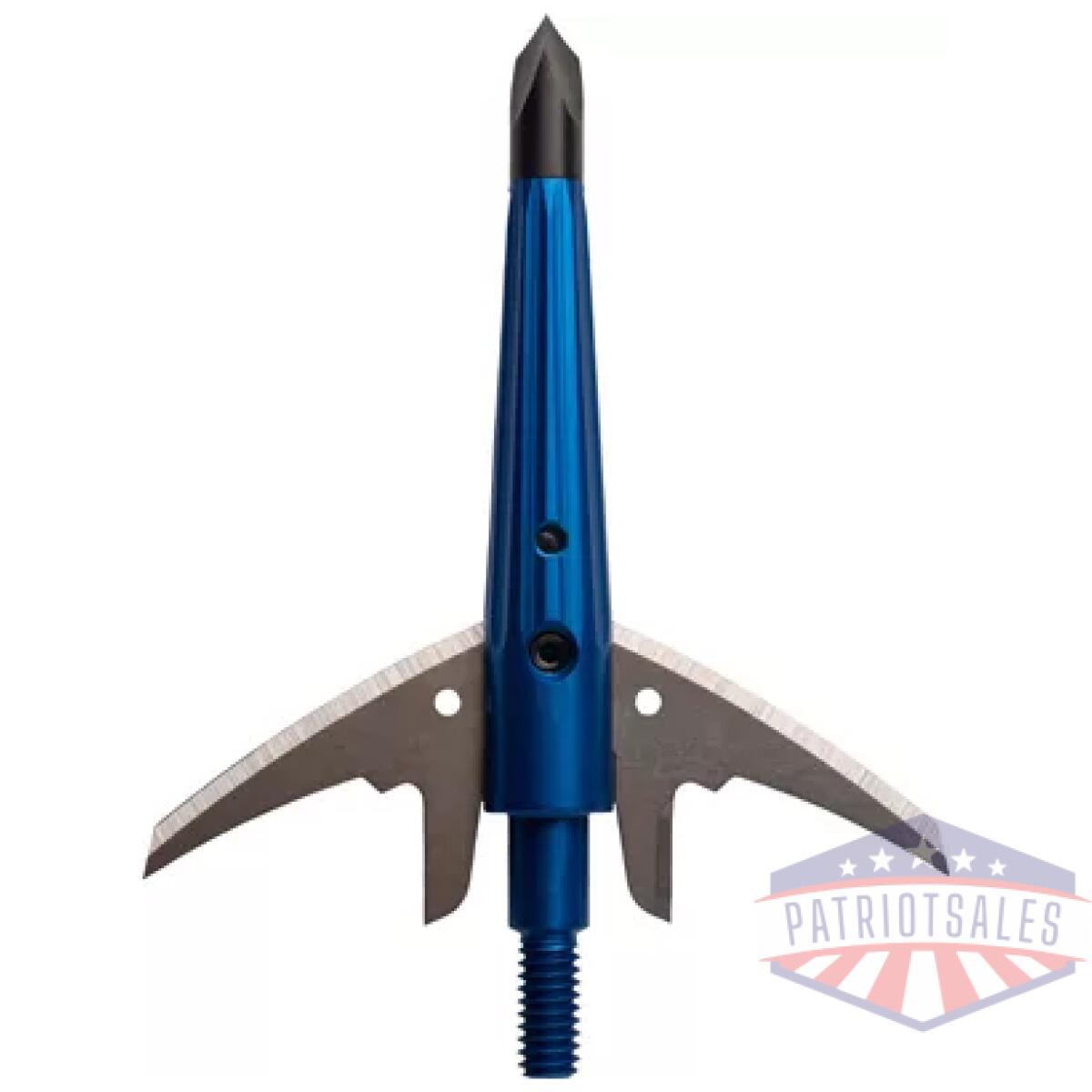 Swh00261. Webp - swhacker broadhead levi morgan - 2-bld curved 100gr 2" cut 3pk - swh00261