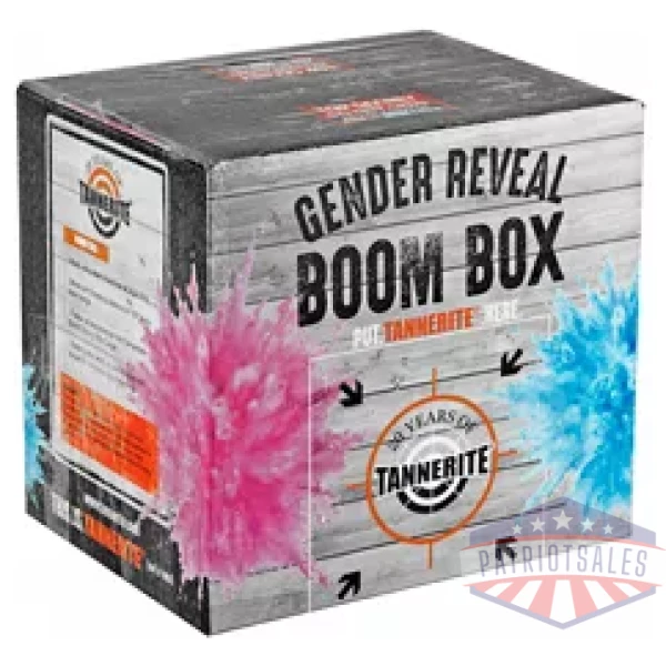 TANNERITE GENDER REVEAL PINK