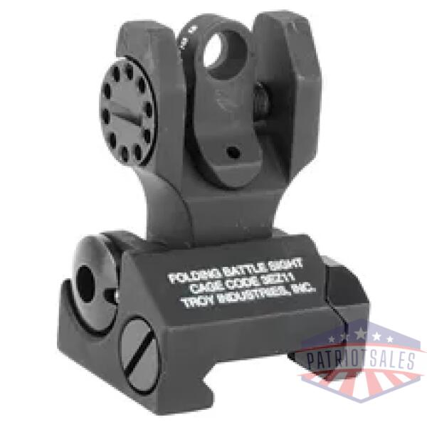 TROY FLDNG REAR TRITIUM SGHT BLK