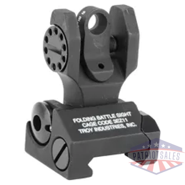 TROY FLDNG REAR TRITIUM SGHT BLK