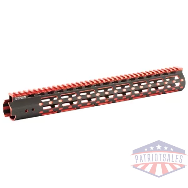UTG PRO M-LOK 15"SSLM 2TN RL BLK/RD