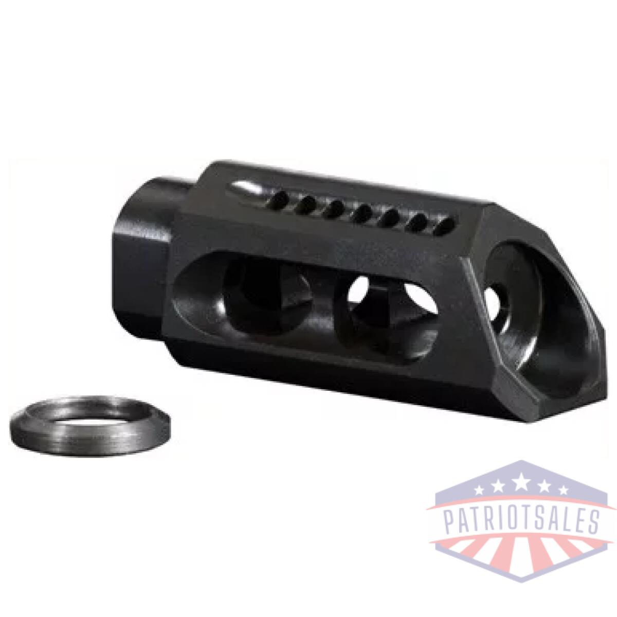 Yhm3085mba. Webp - yhm slant muzzle brake/comp -. 308 5/8x24 threads - yhm3085mba