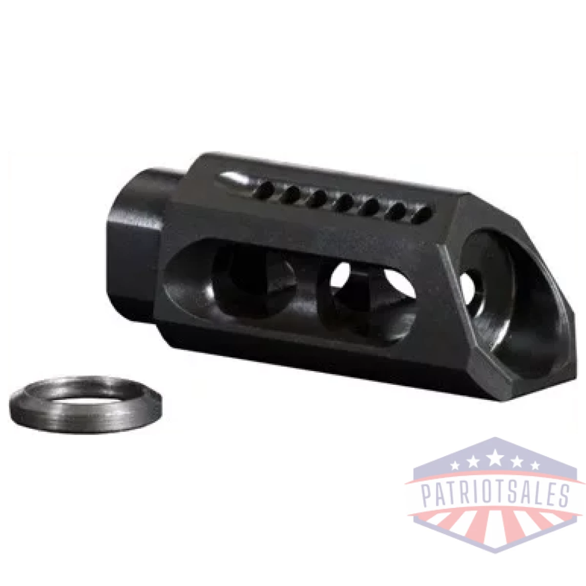 Yhm3085mba. Webp - yhm slant muzzle brake/comp -. 308 5/8x24 threads - yhm3085mba