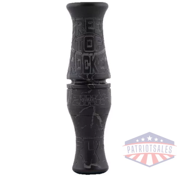 Zink Green Top Rocker Duck Mouth Call Black Stealth