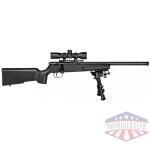 Savage Rascal Series Target XP Rifle .22 LR Single Shot 16.13" Barrel Synthetic Stock-Black Scope and Bi-pod