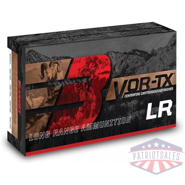 Barnes VOR-TX Long Range Rifle Ammunition .300 Win Mag 190 gr LRX-BT 2880 fps 20/ct