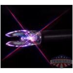 Nockturnal FIT Universal Size Lighted Nock - Red/Blue Strobing 3/pk