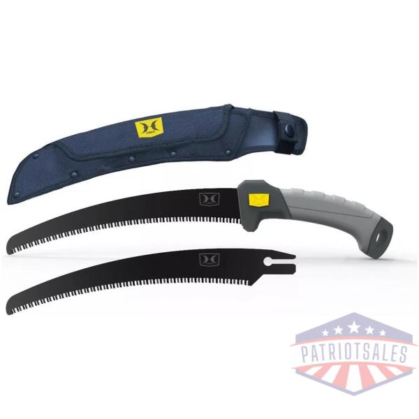 GSM Hawk Pruning Saw 11" Carbon Steel Blade w/ Nylon Sheath Replaceable Blade