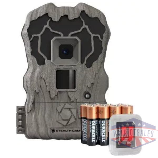 StealthCam QV18K Trail Camera 18MP 18 IR w/Distressed Finish - Batteries & 16GB SD Card