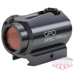 German Precision Optics (GPO) SPECTRA Dot OLED 1x3 MOA Red Dot Sight 6day-5night 1'' Clicks Picatinny
