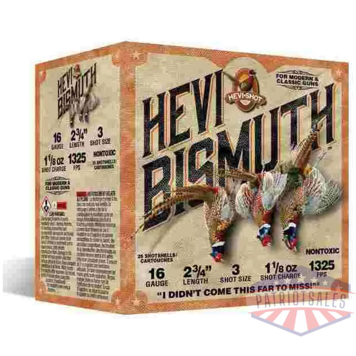 Https3a2f2fmedia. Chattanoogashooting. Com2fimages2fproduct2fhvhs167152fhvhs167136. Webp - hevi-shot hevi-bismuth upland shotshells 16ga 2-3/4" 1-1/4oz 1325 fps #5 25/ct - https3a2f2fmedia. Chattanoogashooting. Com2fimages2fproduct2fhvhs167152fhvhs167136