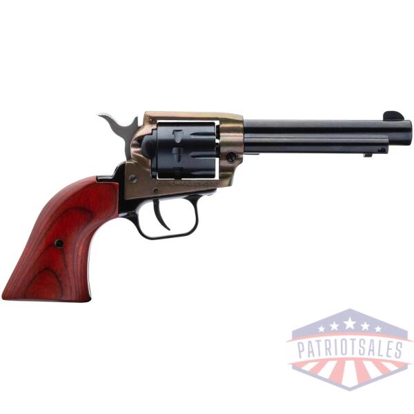 Heritage Rough Rider Case Hardened Handgun .22LR 9/rd Magazine 4.75" Barrel Cocobolo Grips