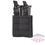 TacShield RZR Molle Double Pistol Magazine Pouch Black