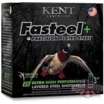 Kent Fasteel + Precision Plated Steel Waterfowl Shotshells 12ga 3" 1-1/4oz 1450 fps  #4 & #6 25/ct