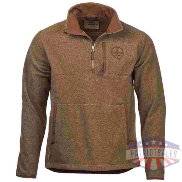 Leupold Make Ready 1/4 Zip Fleece Jacket Bone Brown XL