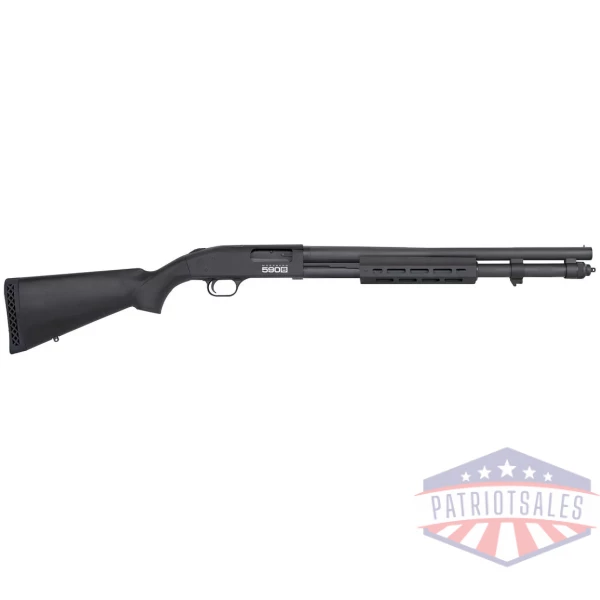 Mossberg 590S Optic Ready Shotgun 12ga 3" Chamber 7rd/8rd/13rd Magazines 20" Barrel Black