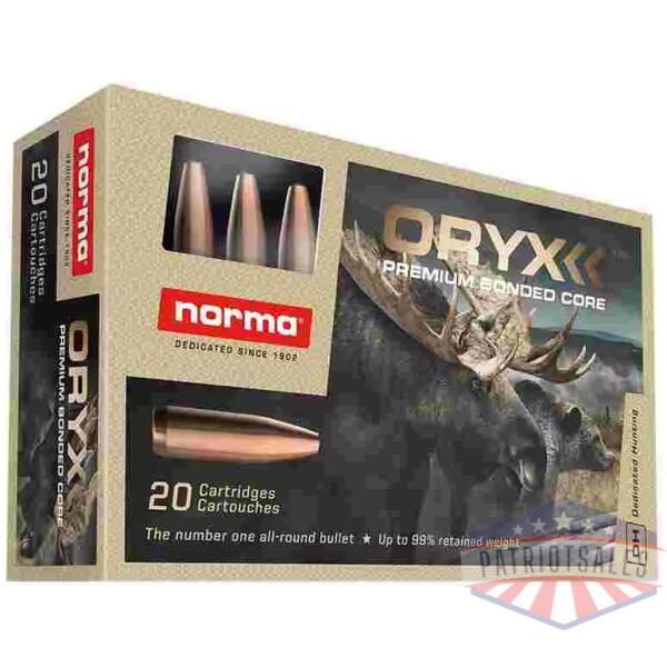 Norma ORYX Rifle Ammunition .300 Win Mag 180gr JSP 2920 fps 20/ct