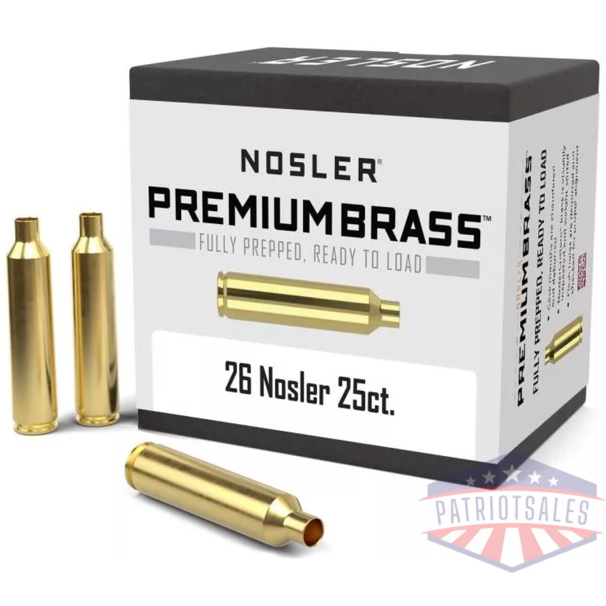 Https3a2f2fmedia. Chattanoogashooting. Com2fimages2fproduct2fno101402fno10140-1. Webp - nosler unprimed brass rifle cartridge cases 25/ct. 26 nosler - https3a2f2fmedia. Chattanoogashooting. Com2fimages2fproduct2fno101402fno10140 1