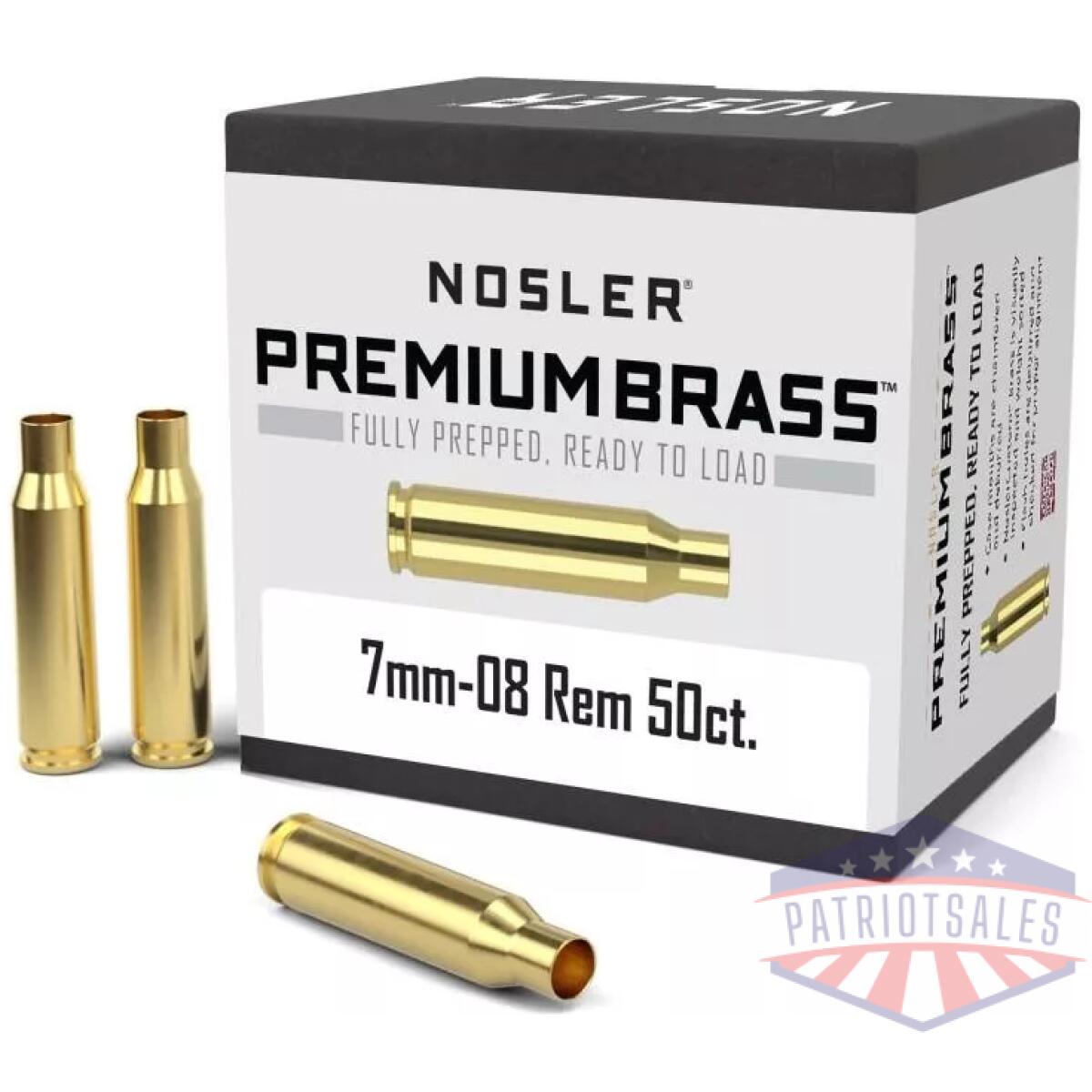 Https3a2f2fmedia. Chattanoogashooting. Com2fimages2fproduct2fno101872fno10187-1. Webp - nosler unprimed brass rifle cartridge cases 50/ct 7mm-08 - https3a2f2fmedia. Chattanoogashooting. Com2fimages2fproduct2fno101872fno10187 1