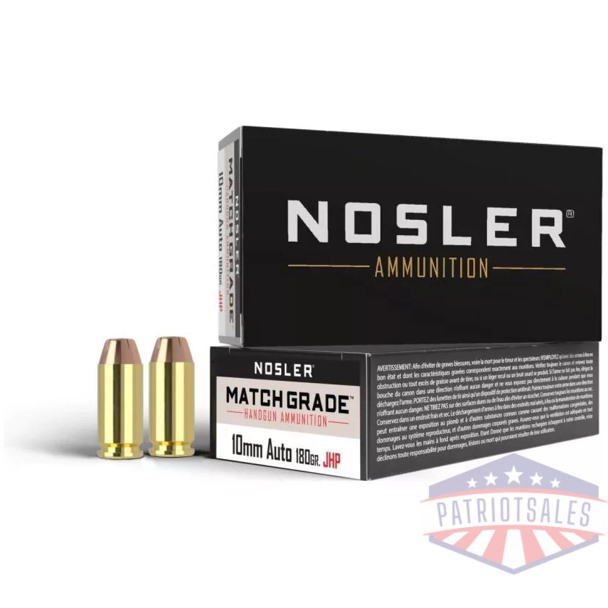 Https3a2f2fmedia. Chattanoogashooting. Com2fimages2fproduct2fno514122fno51412-12520252812529. Webp - nosler match grade handgun ammuntion 10mm auto 180gr jhp 1150 fps 50/ct - https3a2f2fmedia. Chattanoogashooting. Com2fimages2fproduct2fno514122fno51412 12520252812529
