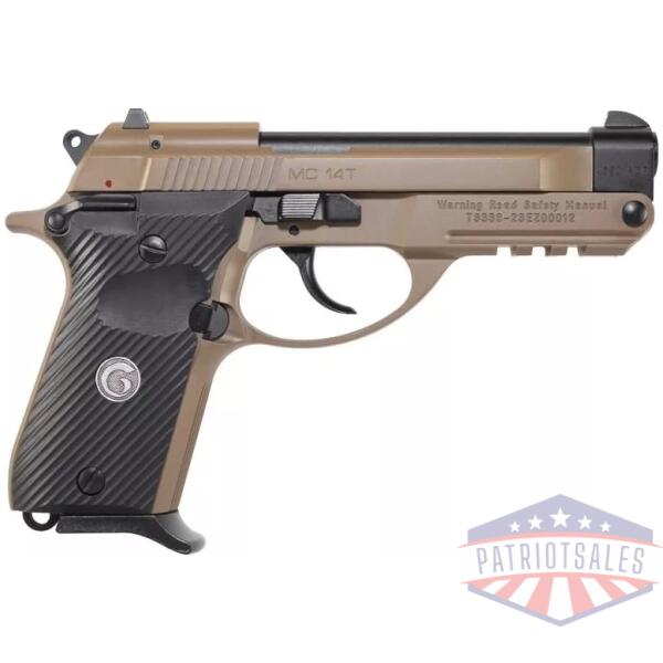 EAA Girsan MC 14 T Tip Up Handgun .380 ACP 13rd Magazine 3.81" Barrel FDE Frame