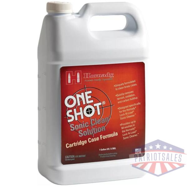Hornady One Shot Sonic Cleaning Solution - Cartridge Case Formula - 1 gal