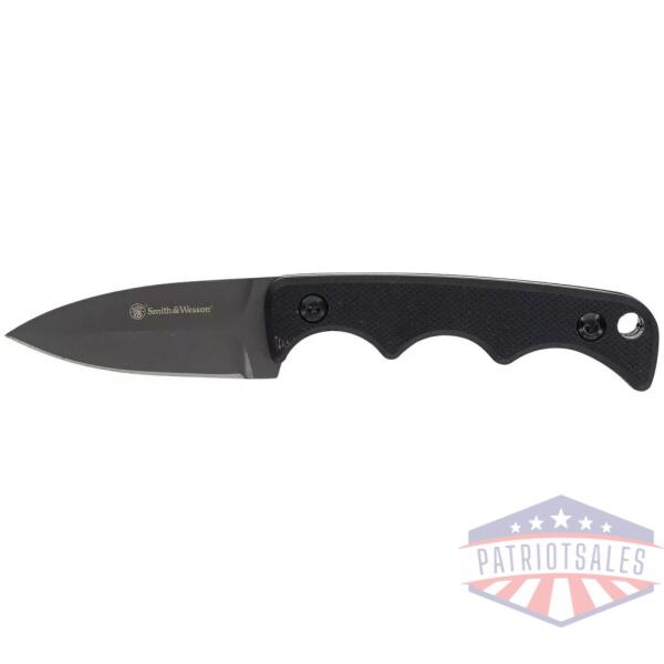 Smith & Wesson H.R.T. Fixed Knife Spear Point Blade Black
