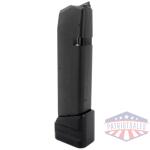 Shield Arms Glock 17 17/rd Handgun Magazine with +5 Extension Black 9mm Luger 22/rd