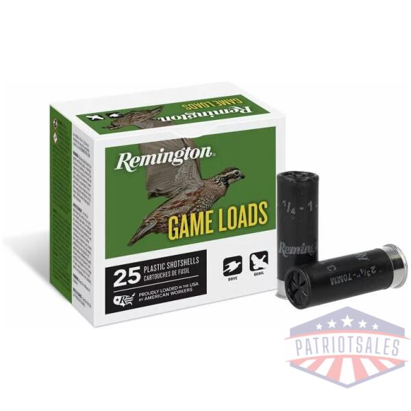 Remington Lead Game Load 16 ga 2 3/4" 2 1/2 dr 1 oz #6 1200 fps - 25/ct