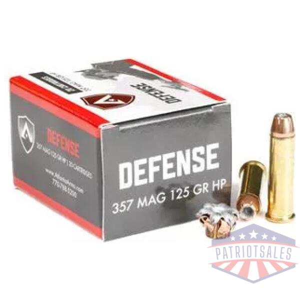 Atlanta Arms Elite Defense Handgun Ammunition .357 Mag 125gr JHP 20/ct