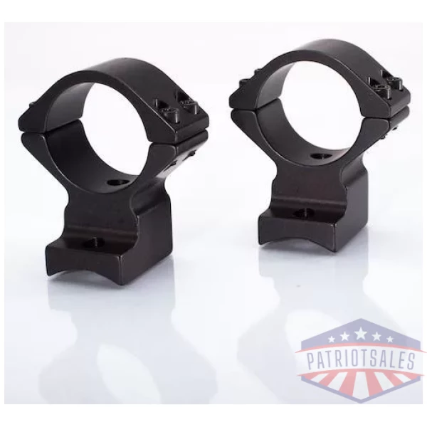 Talley Lightweight Alloy Scope Mount Combo Remington 700-721-722-725-40X 30mm Med SA 20MOA - Black Anodized