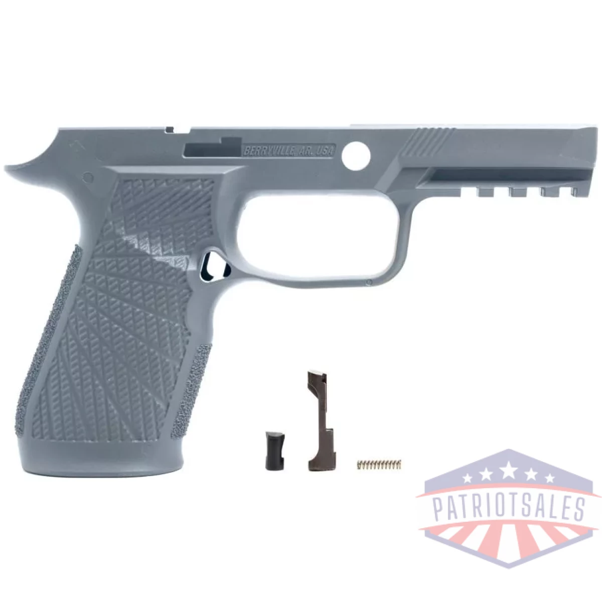 Wilson combat grip module for sig p320 carry no manual safety grey - image 1