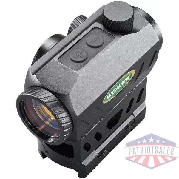 EXCLUSIVE Weaver Classic Series 1x22 Tube Red Dot LED 3 MOA Black