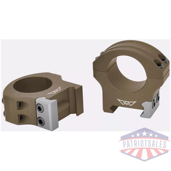 Warne HyperLite 1 inch Medium Dark Earth Scope Rings