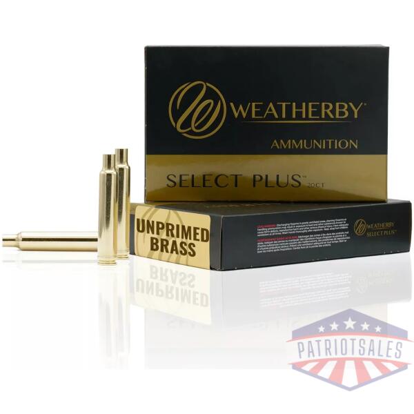Weatherby Unprimed Brass Rifle Cartridge Cases 20/ct  .240 Wby