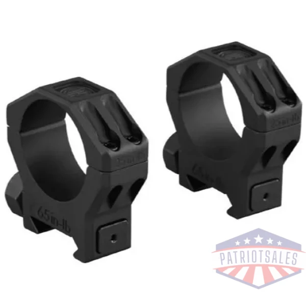 Sig Sauer Alpha6 Scope Ring Set 34mm Medium Profile 0.95" Al Matte Black