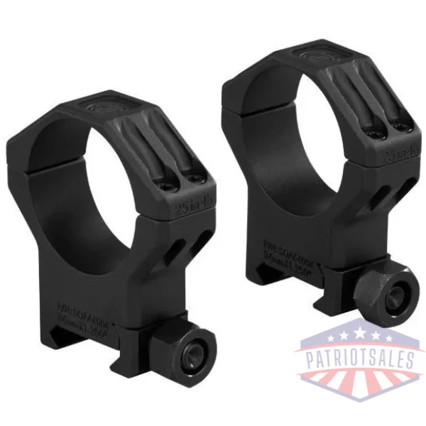 Sig Sauer Alpha6 Scope Ring Set 35mm Low Profile 1.25" Al Matte Black