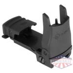 Mission First Front Back Up Polymer Sight flip up with standard elevation Adjustment
