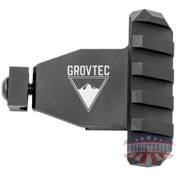 Grovtec PAR 45 Degree Picatinny Angled Rail Black