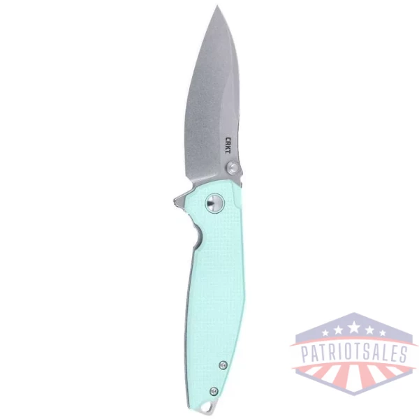 CKRT Ibis Folding Knife 3-1/10" Drop Point Blade Blue
